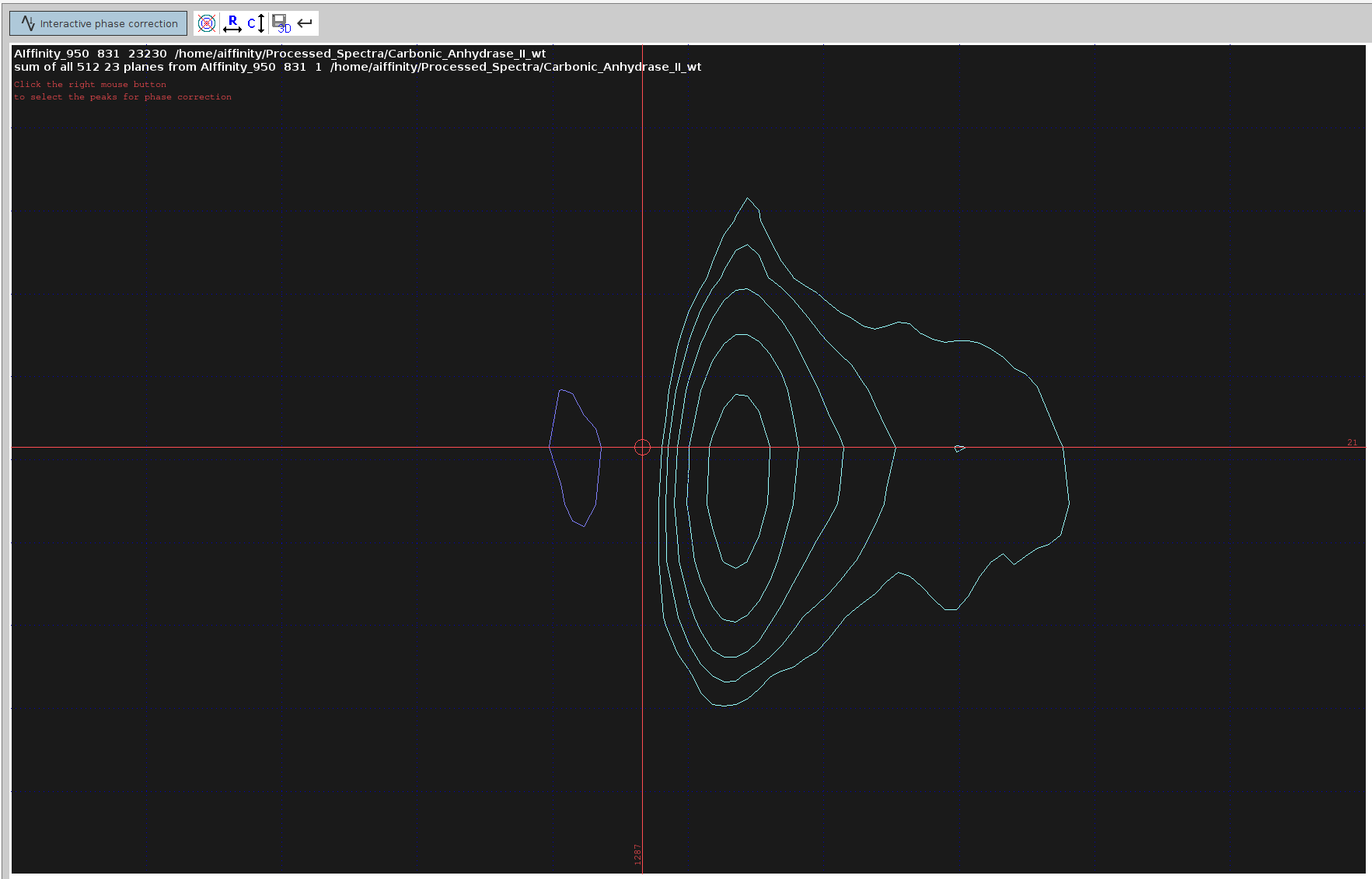 Selected Misphased Peak