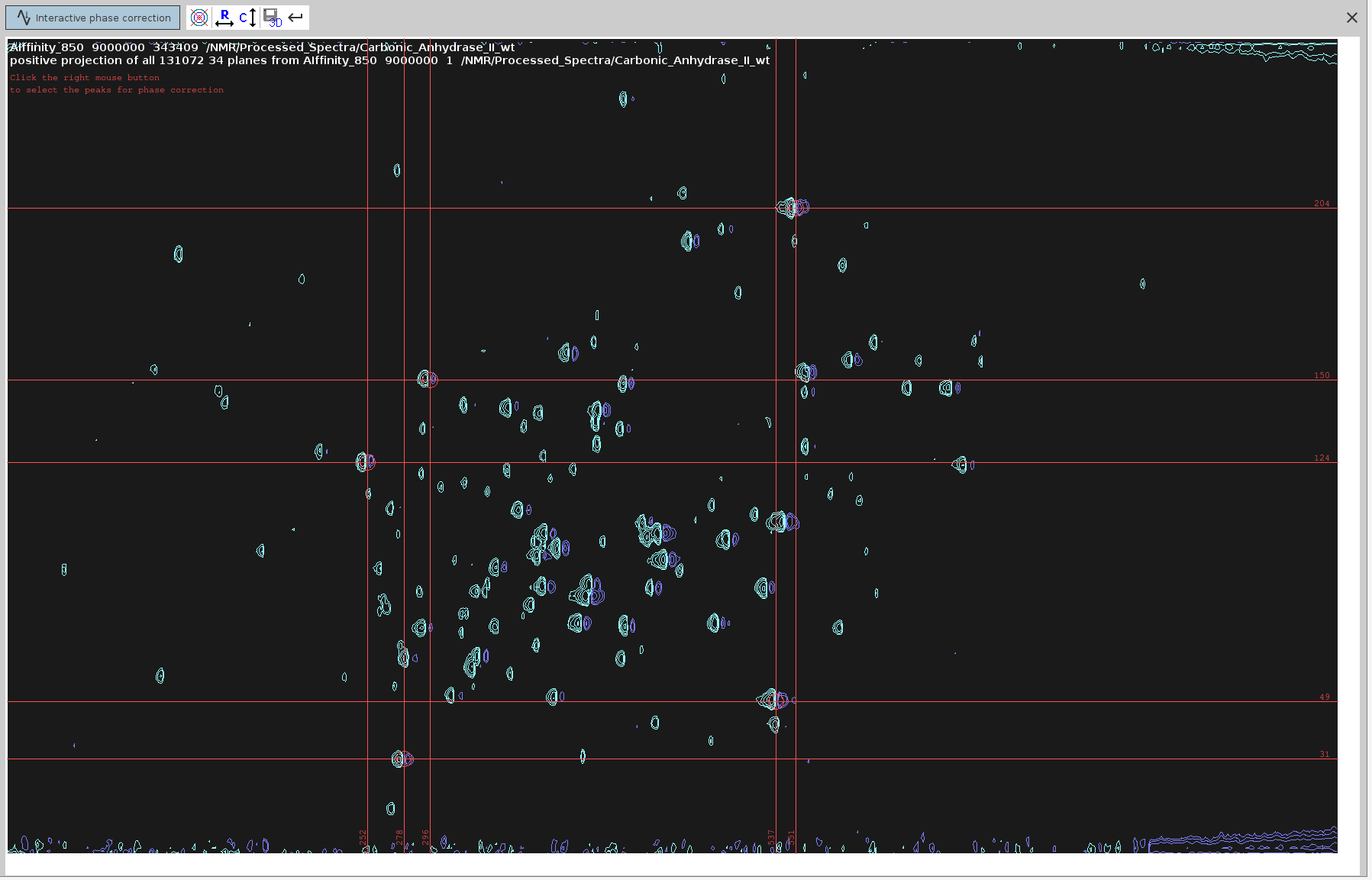 add2d Selected Peaks